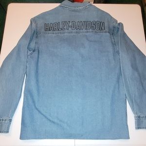 Harley-Davidson Denim Shirt Size Medium